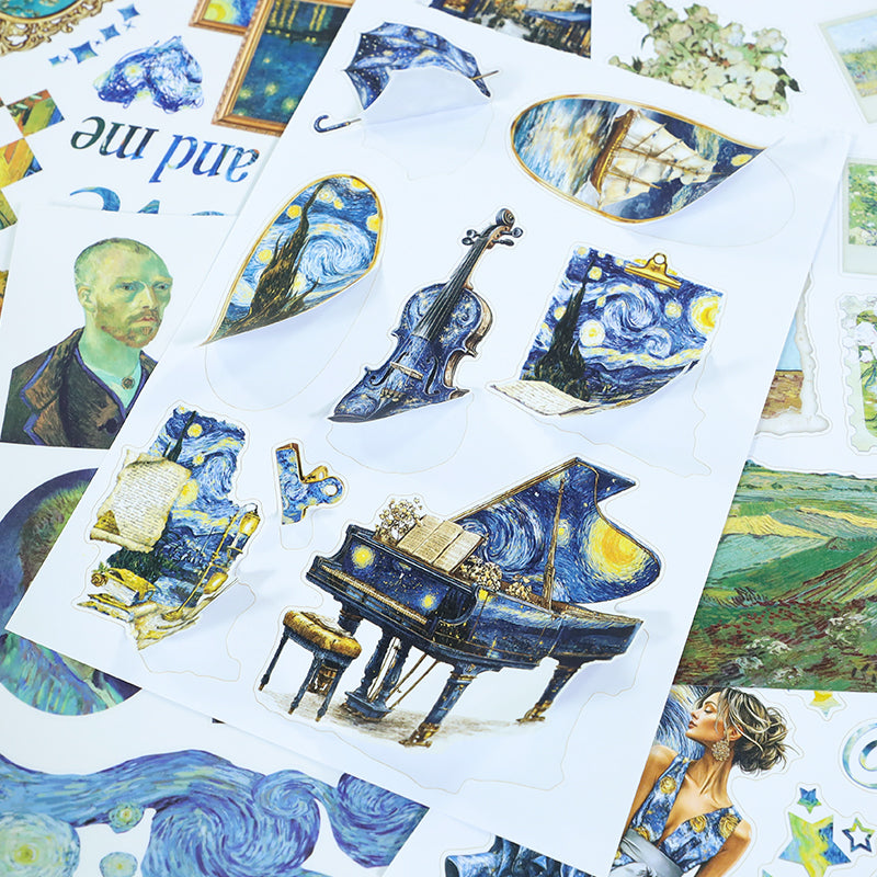 Starry Night Art Rhapsody sticker book
