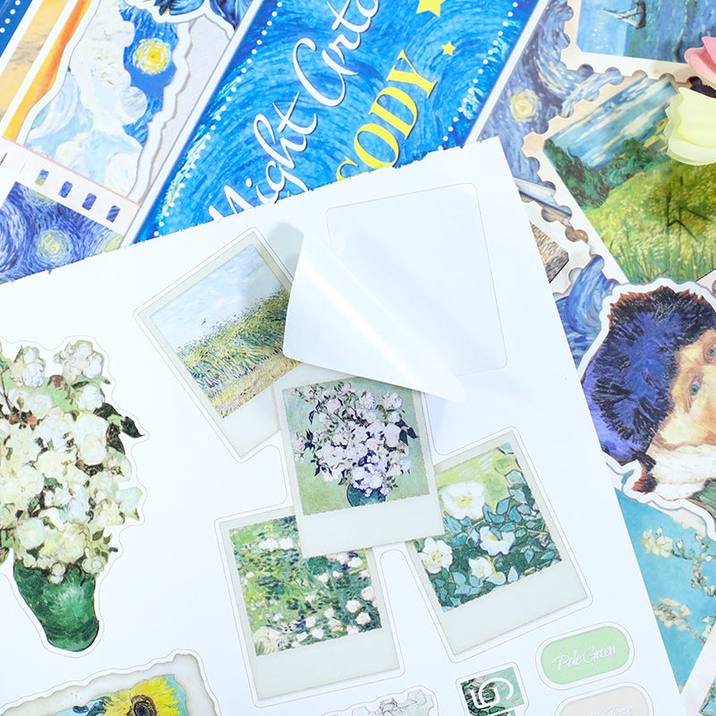 Starry Night Art Rhapsody sticker book