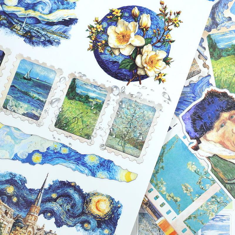 Starry Night Art Rhapsody sticker book