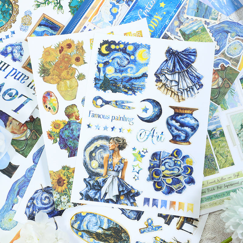 Starry Night Art Rhapsody sticker book