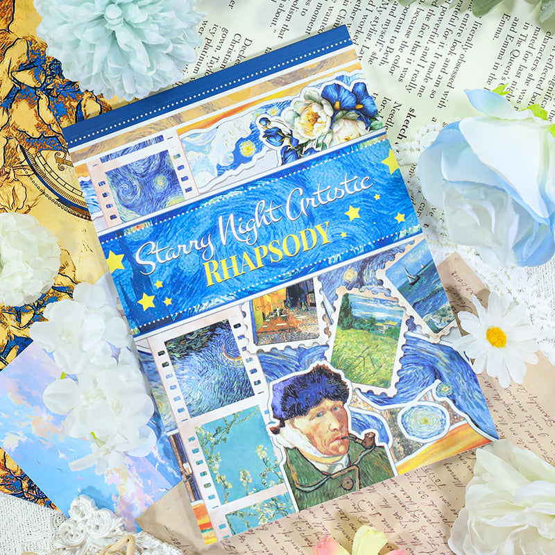 Starry Night Art Rhapsody sticker book