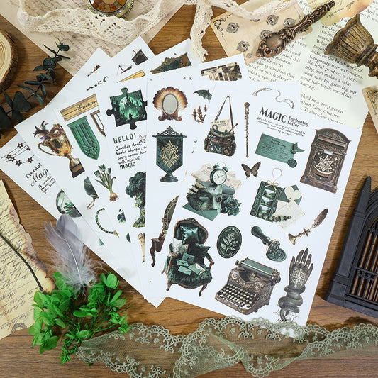 Emerald Spell Sticker Book