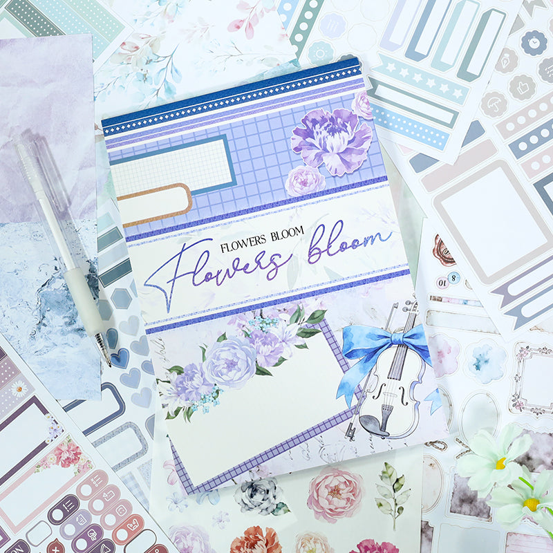 Flowers Bloom Sticker Book