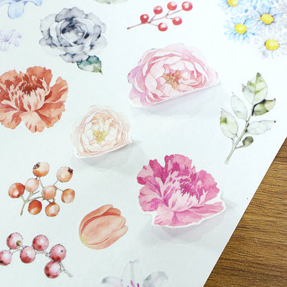Flowers Bloom Sticker Book