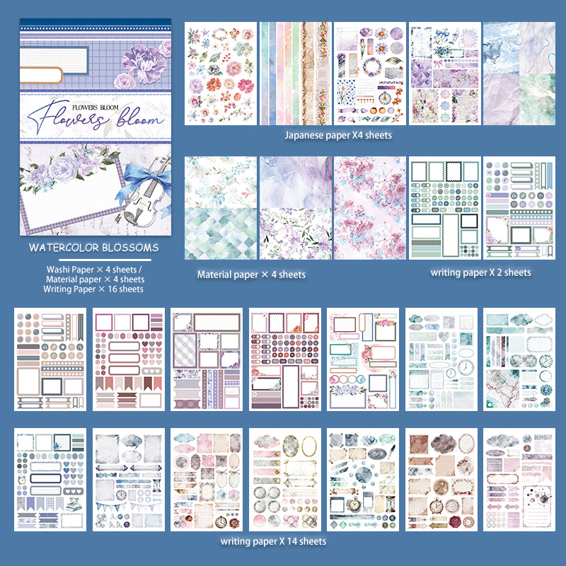 Flowers Bloom Sticker Book
