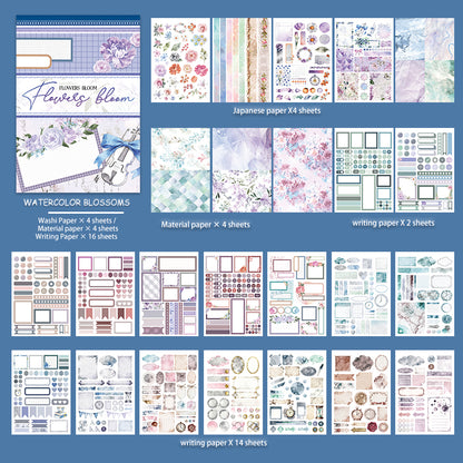 Flowers Bloom Sticker Book
