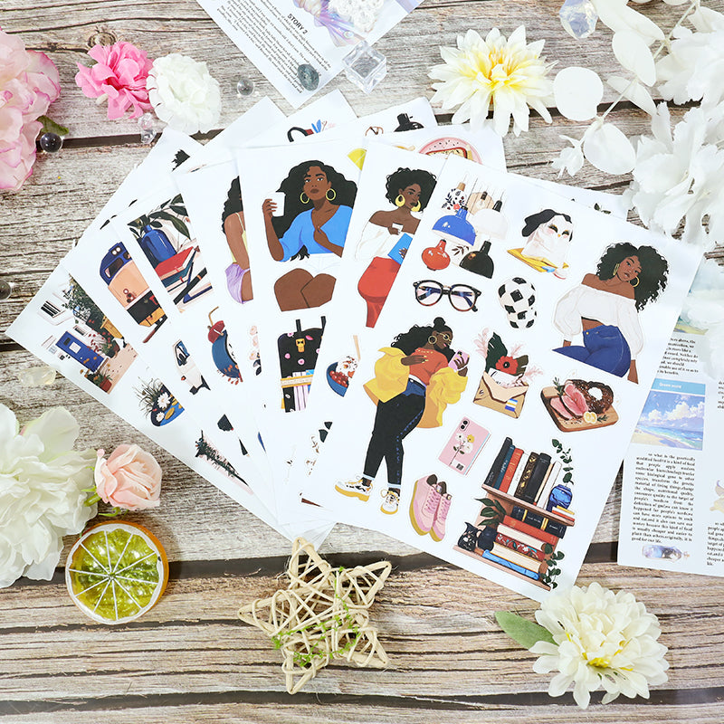 Trendy Beauties Sticker Book