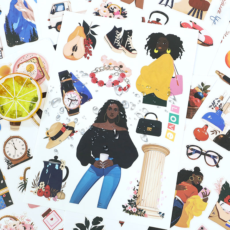 Trendy Beauties Sticker Book