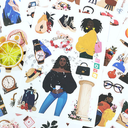 Trendy Beauties Sticker Book