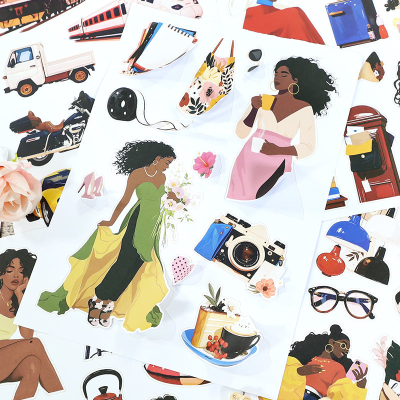 Trendy Beauties Sticker Book