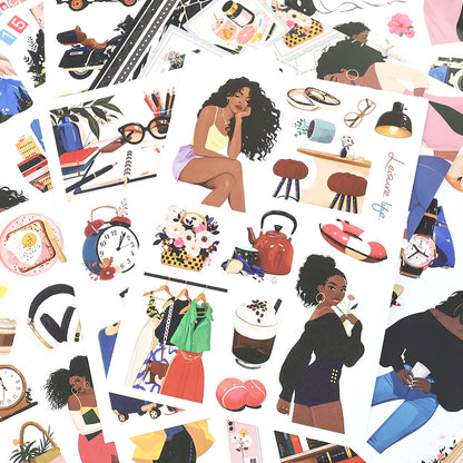 Trendy Beauties Sticker Book