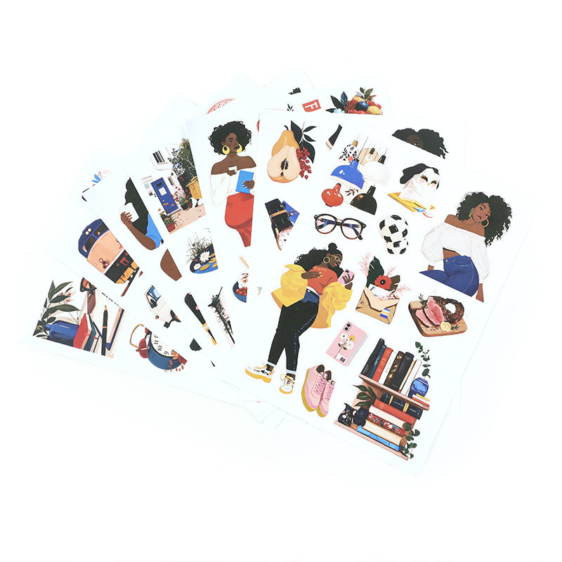 Trendy Beauties Sticker Book