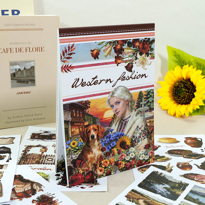 Western Fashion sticker book