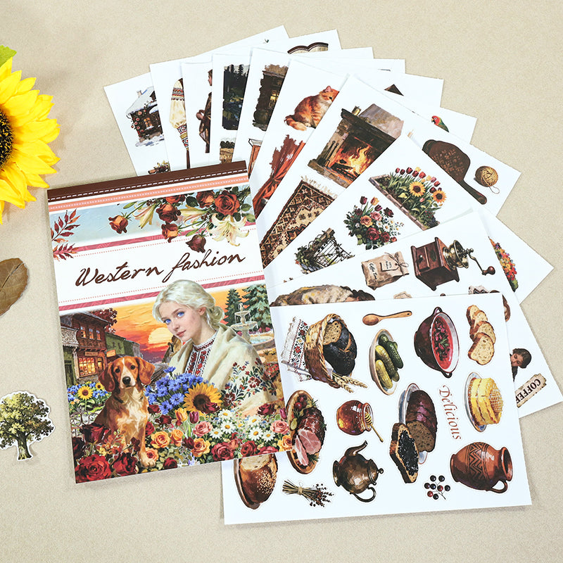 Western Fashion sticker book
