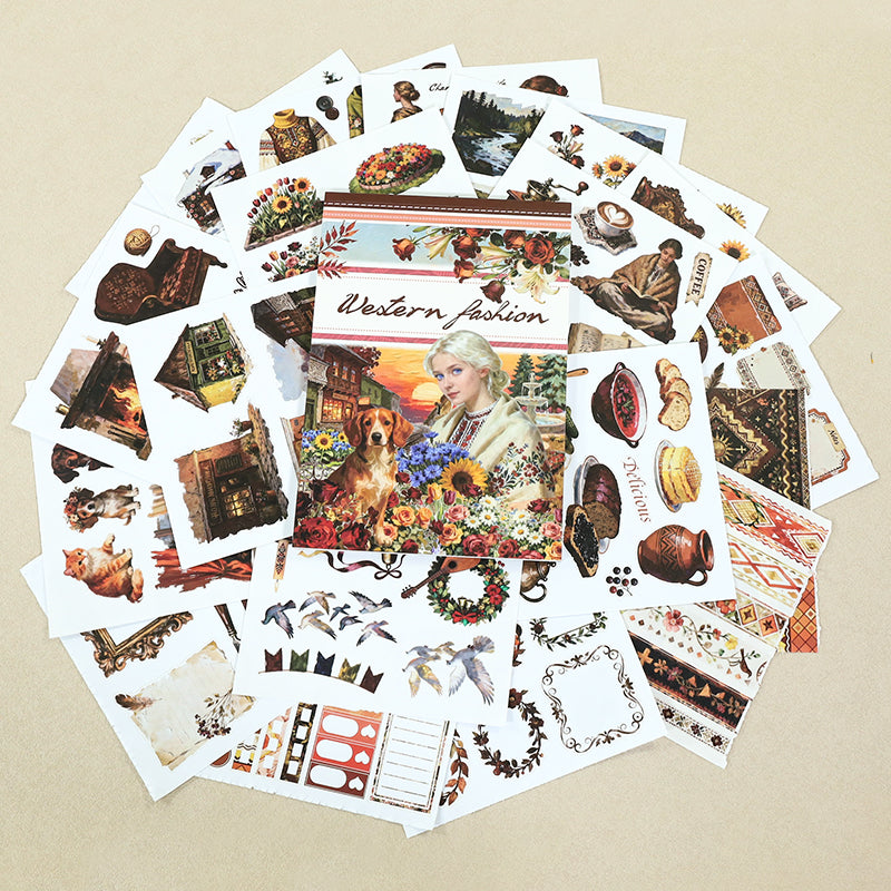 Western Fashion sticker book