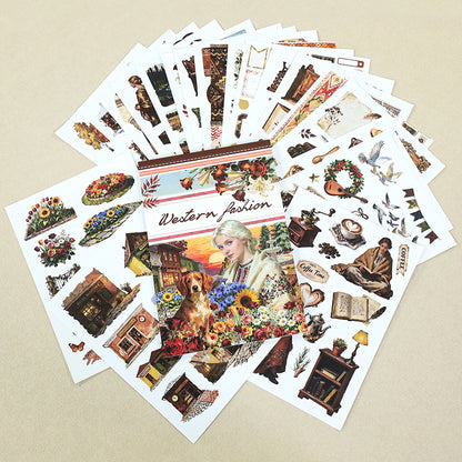 Western Fashion sticker book