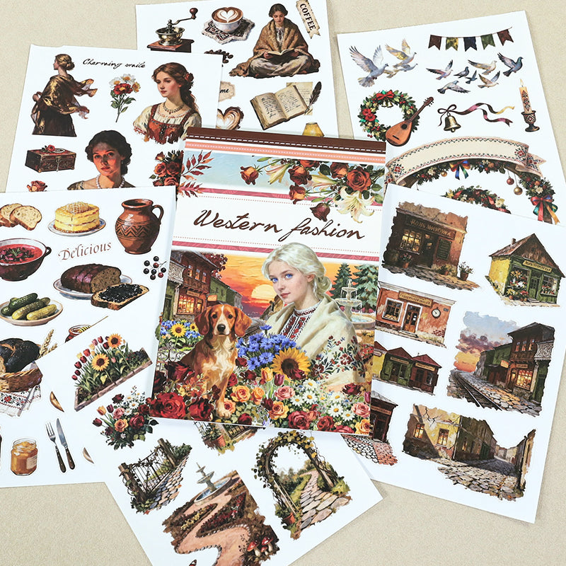 Western Fashion sticker book