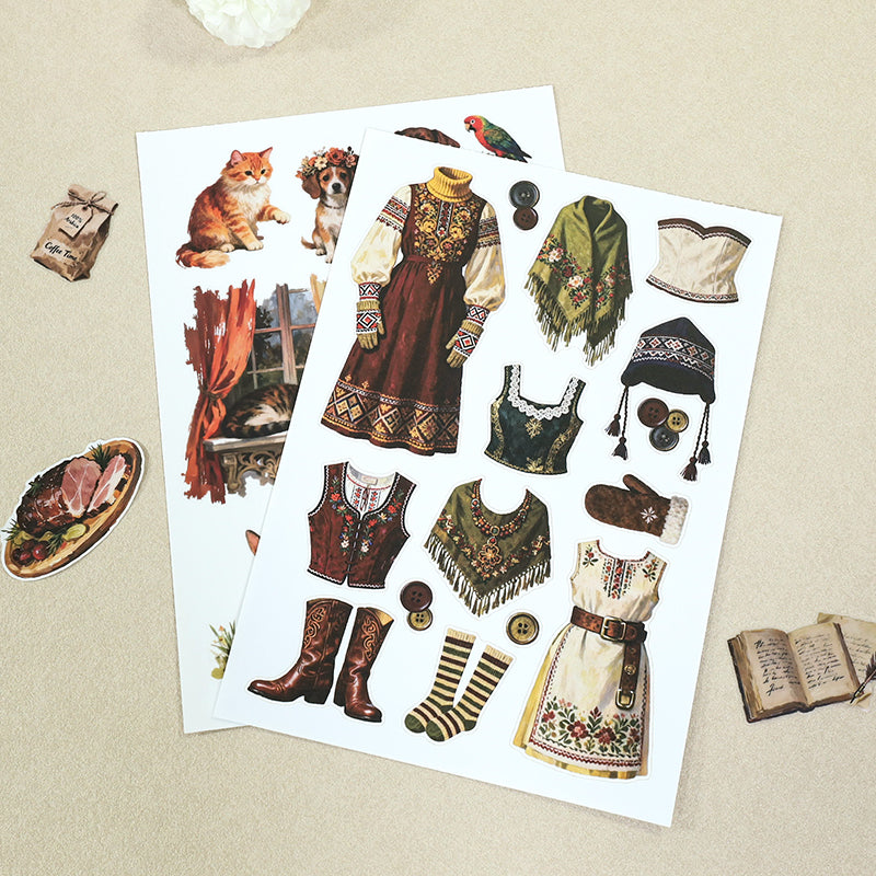 Western Fashion sticker book