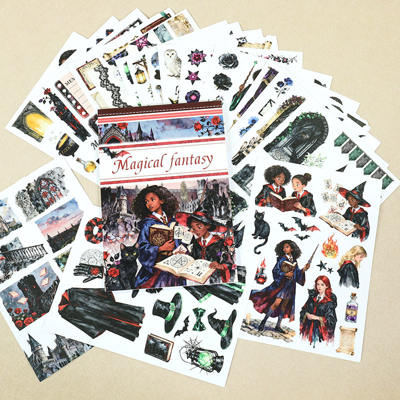 Magic Fantasy Sticker Book