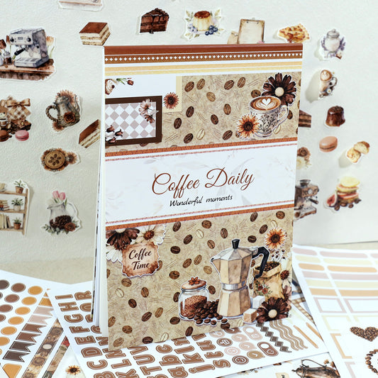 Coffee Daily Sticker Book