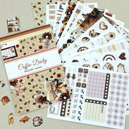 Coffee Daily Sticker Book