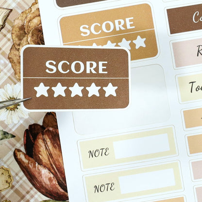 Coffee Daily Sticker Book
