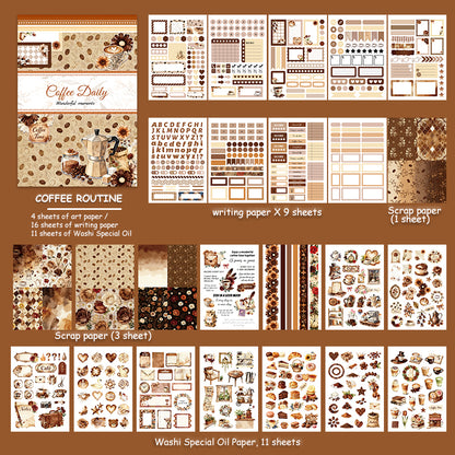 Coffee Daily Sticker Book