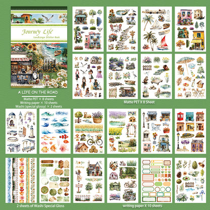 Journey Life Landscaping Sticker Book