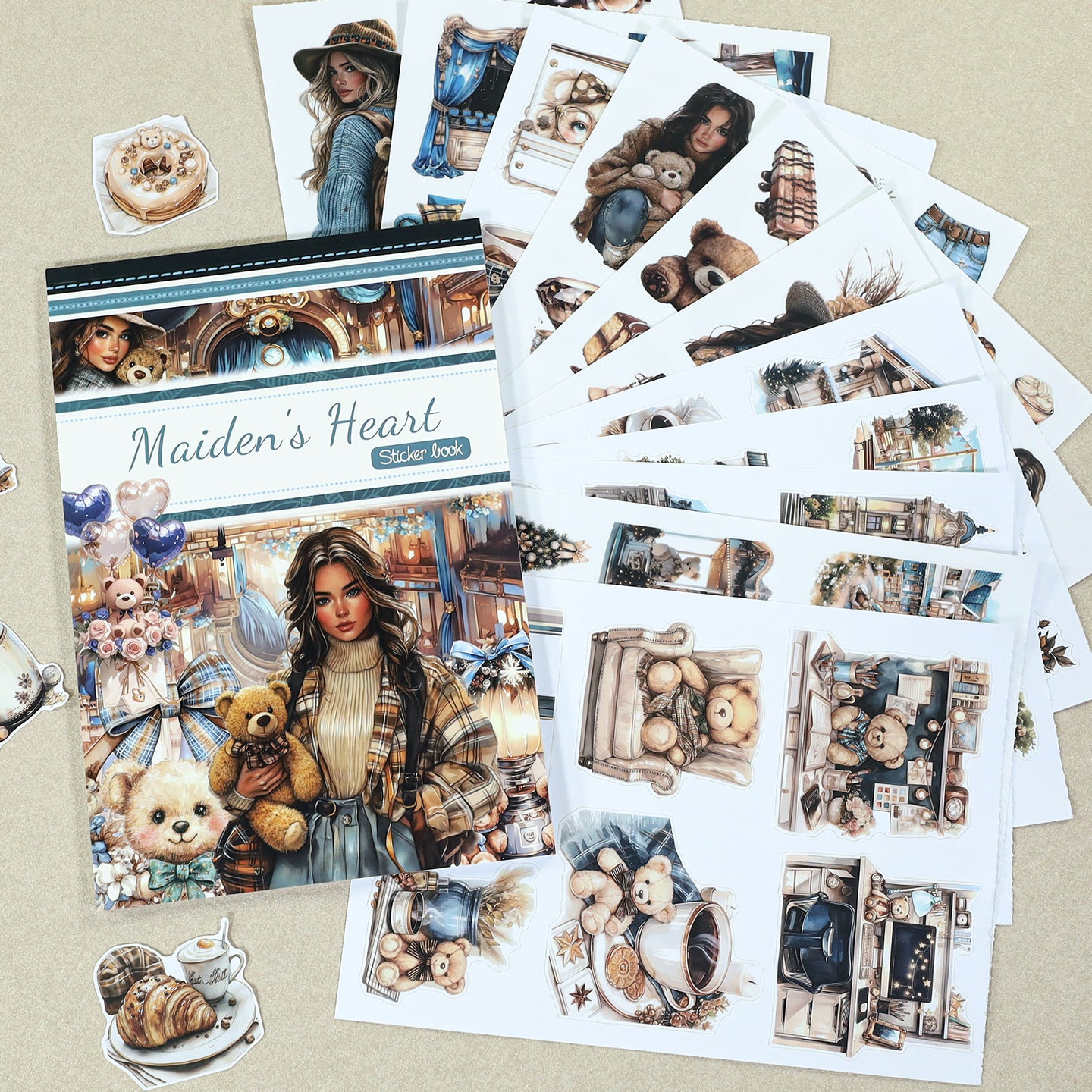 Maiden's Heart Sticker Book