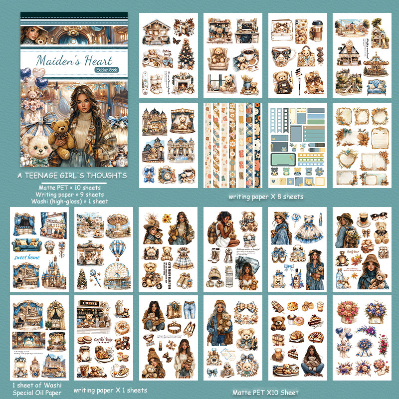 Maiden's Heart Sticker Book