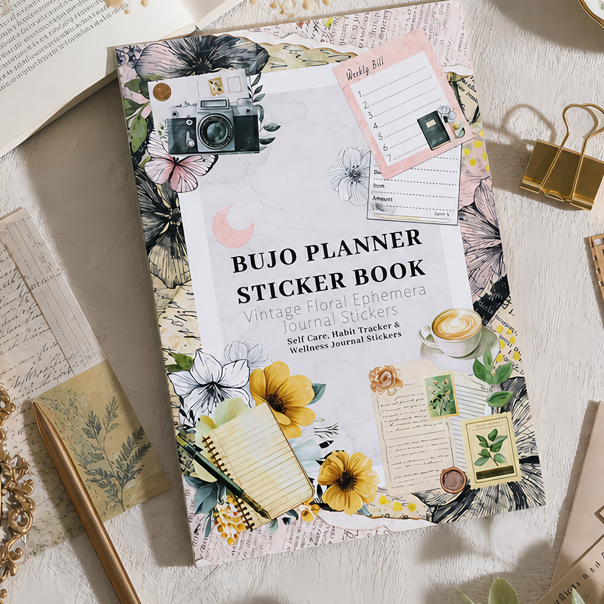 Retro Diary Sticker Book