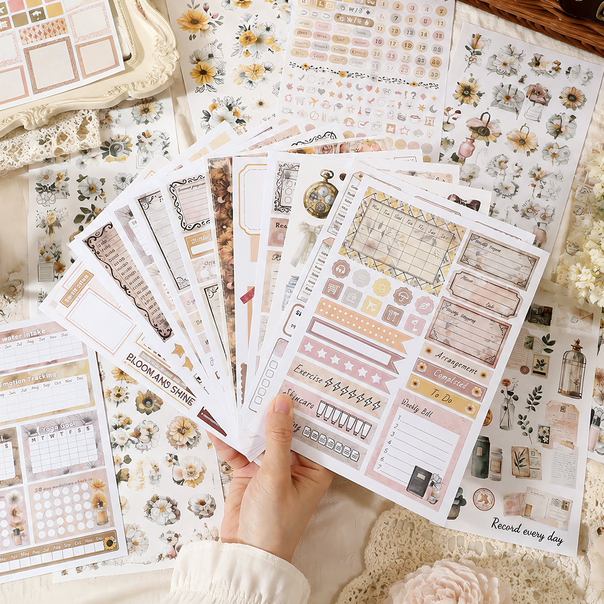 Retro Diary Sticker Book