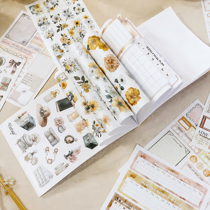Retro Diary Sticker Book