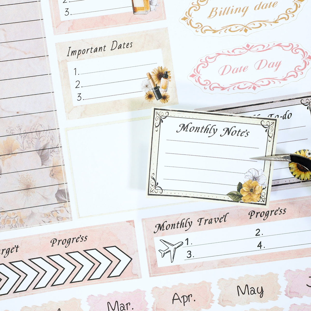 Retro Diary Sticker Book