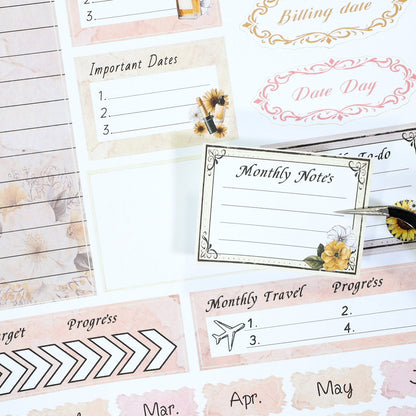 Retro Diary Sticker Book