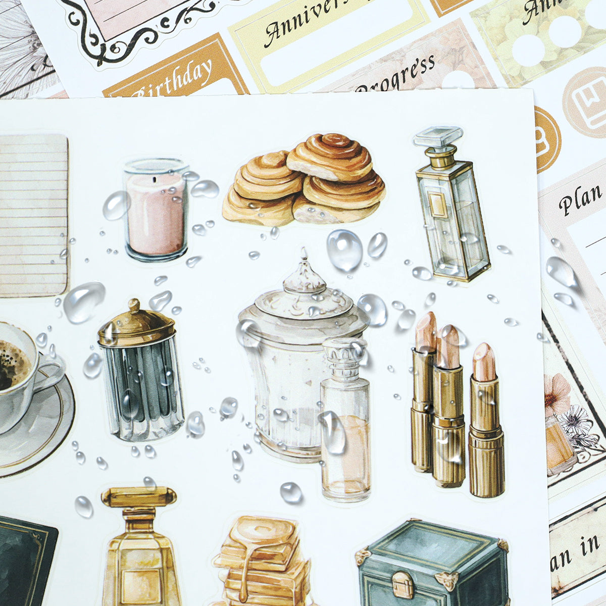 Retro Diary Sticker Book