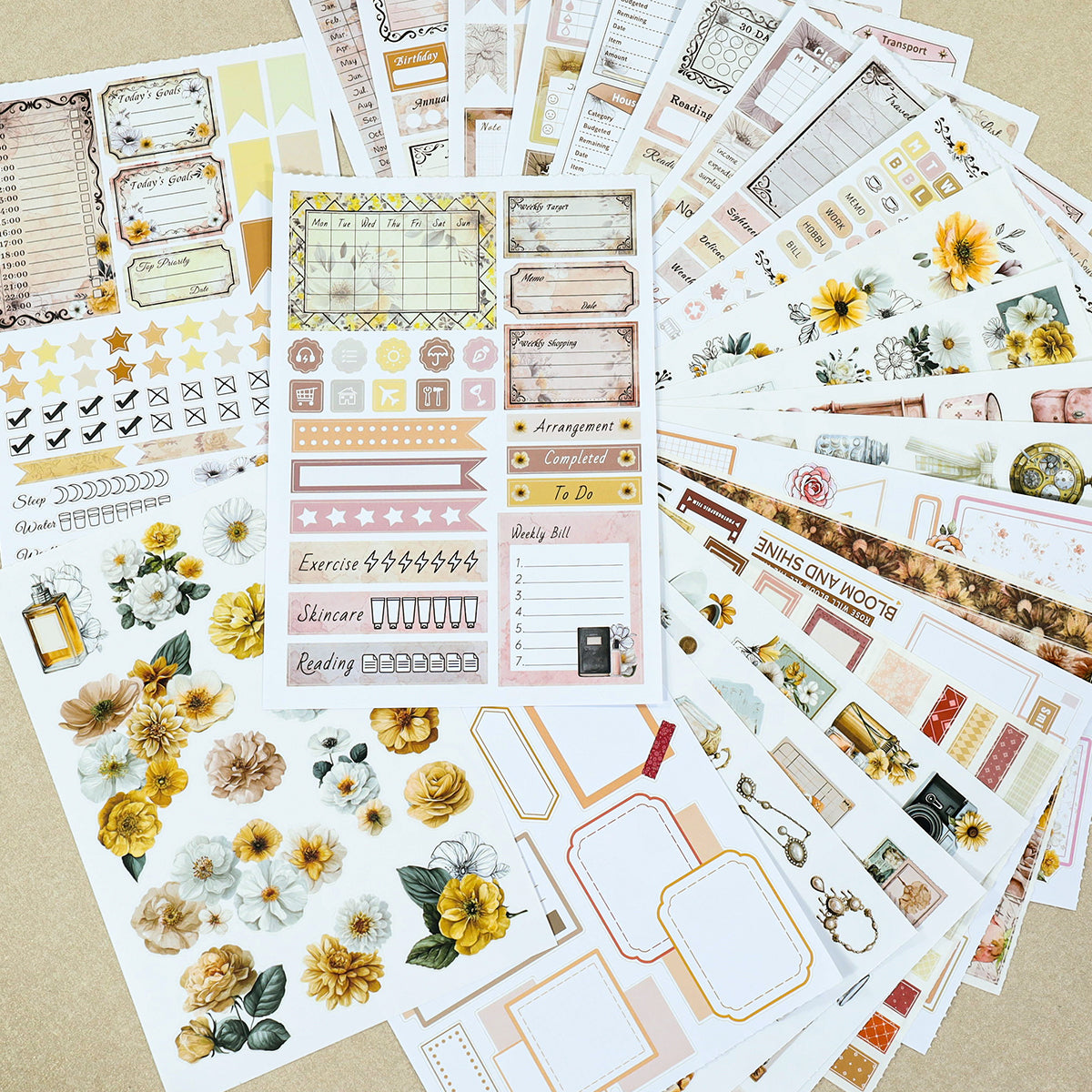 Retro Diary Sticker Book