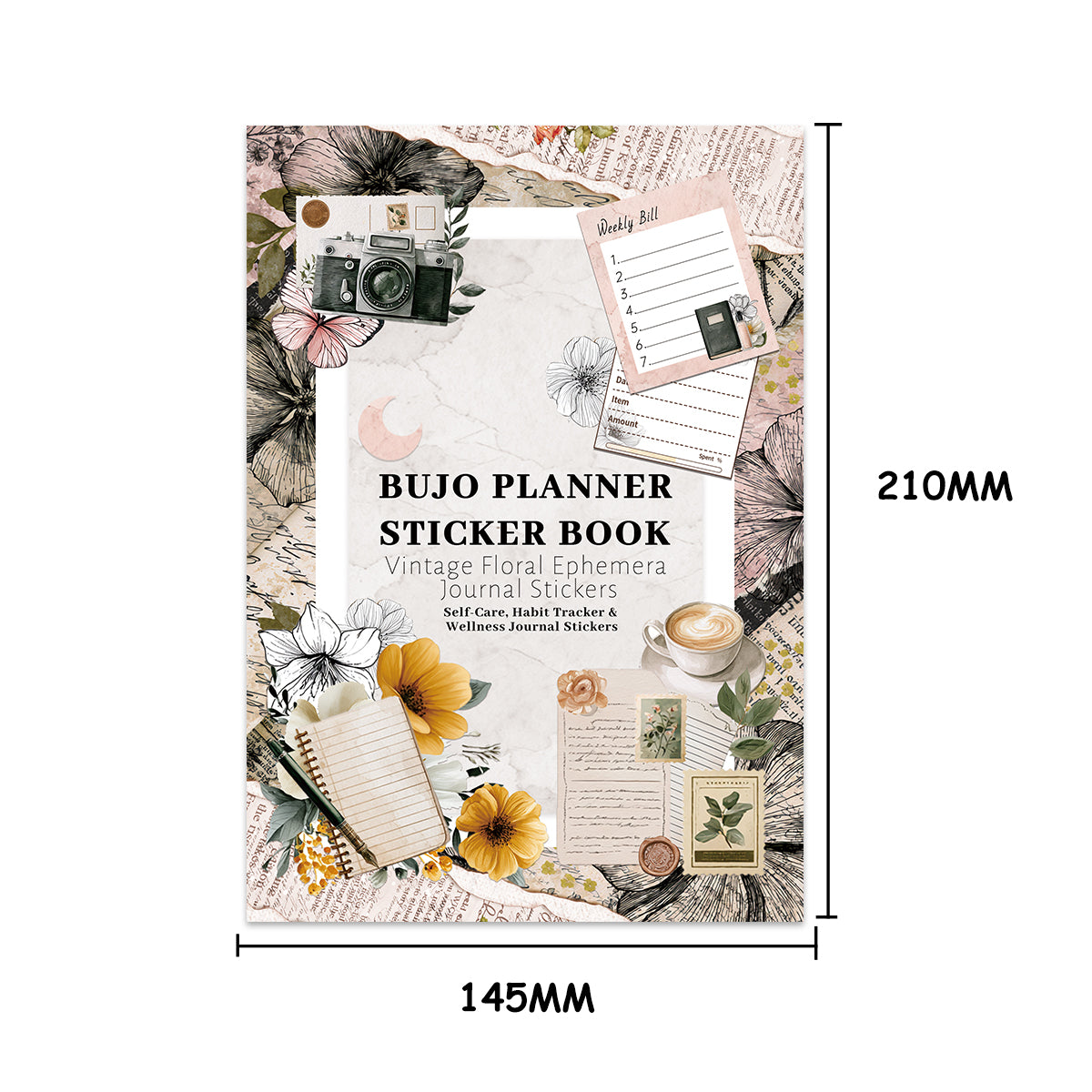 Retro Diary Sticker Book