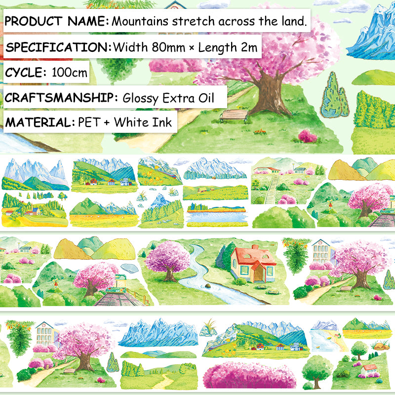 Mountains Stretch Across the Land Tape