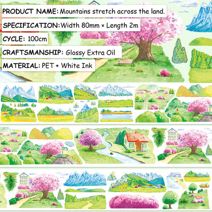 Mountains Stretch Across the Land Tape