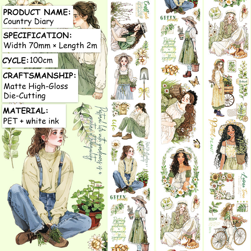 Countryside Diary Tape Roll