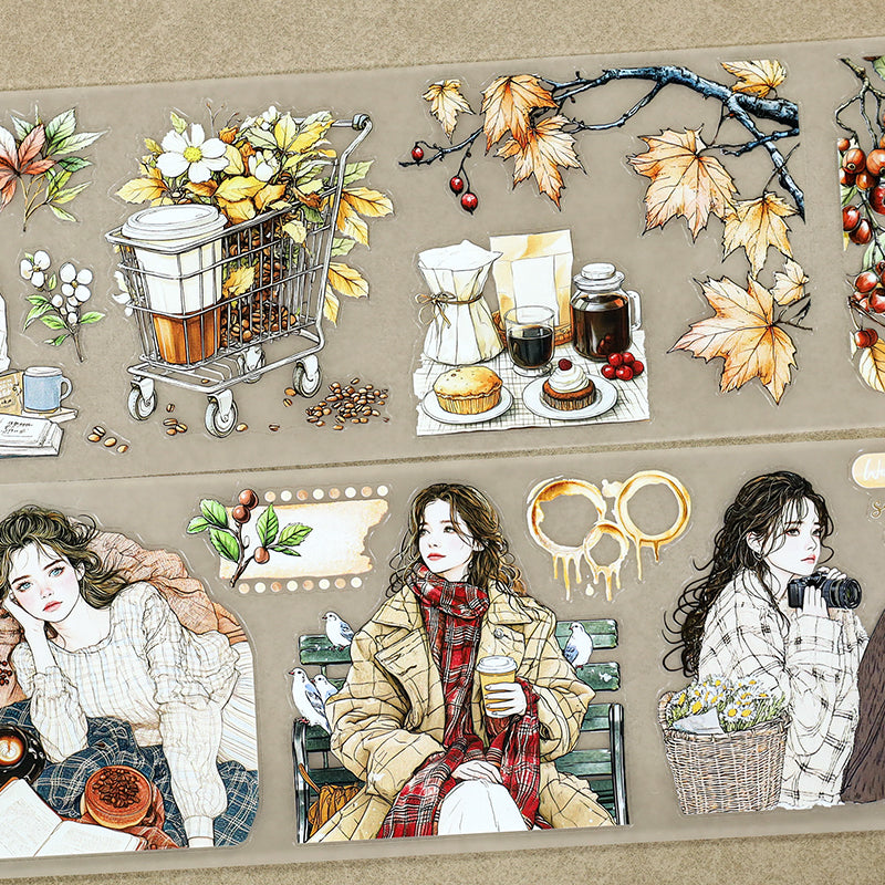 Warm Autumn Diary Tape Roll