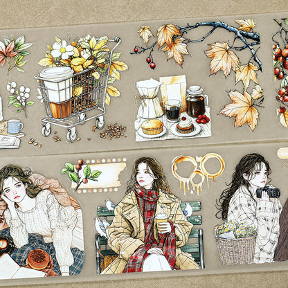 Warm Autumn Diary Tape Roll