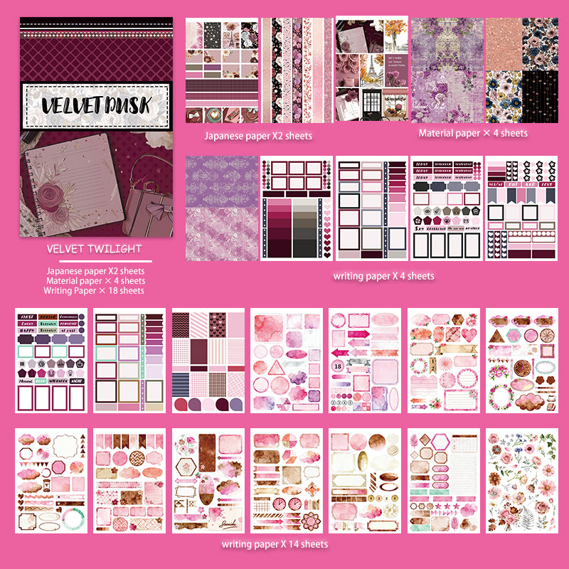 Velvet Dusk Sticker Book