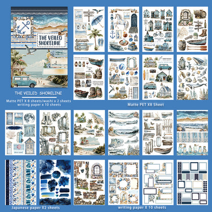 The Veiled Shoreline Sticker Book