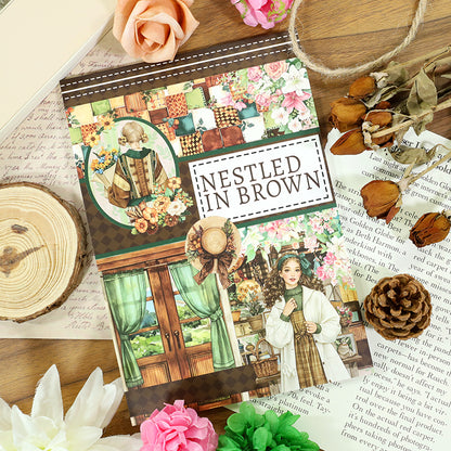 Nestled in Brown Sticker Book