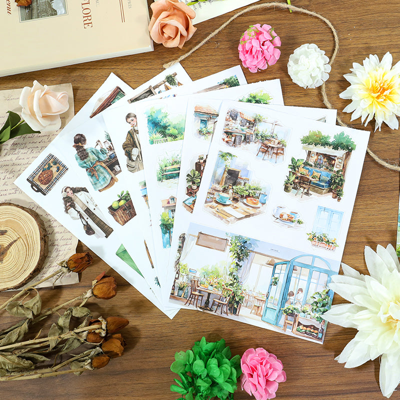 Nestled in Brown Sticker Book