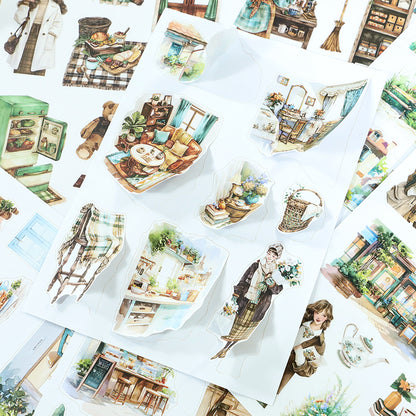 Nestled in Brown Sticker Book