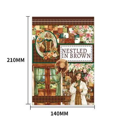 Nestled in Brown Sticker Book