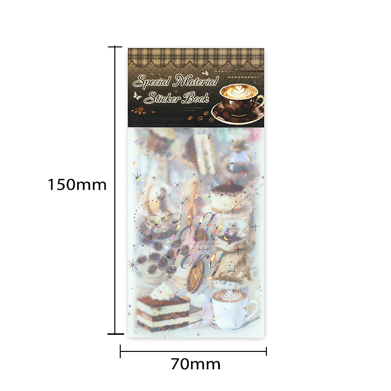 Coffee Story Sticker Book